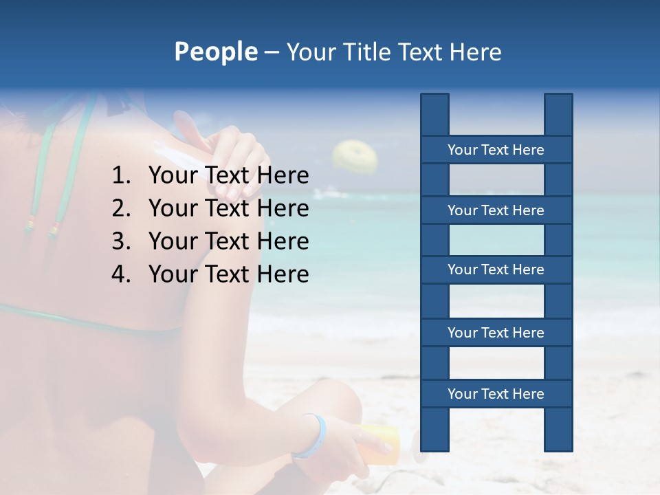 Cream Bodylotion Vacation PowerPoint Template