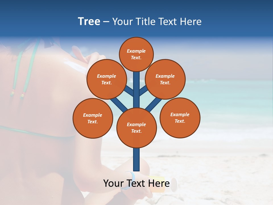 Cream Bodylotion Vacation PowerPoint Template