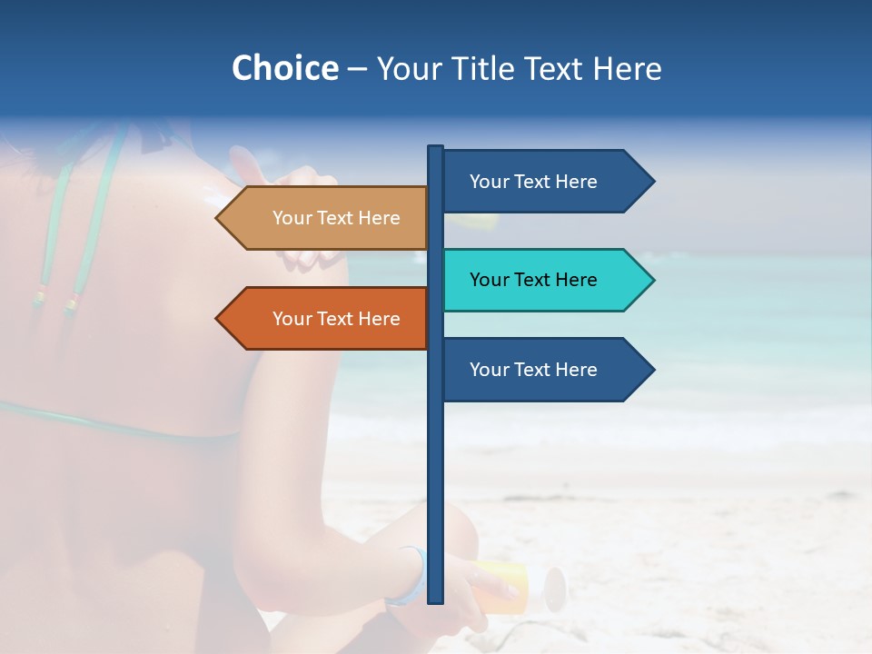 Cream Bodylotion Vacation PowerPoint Template