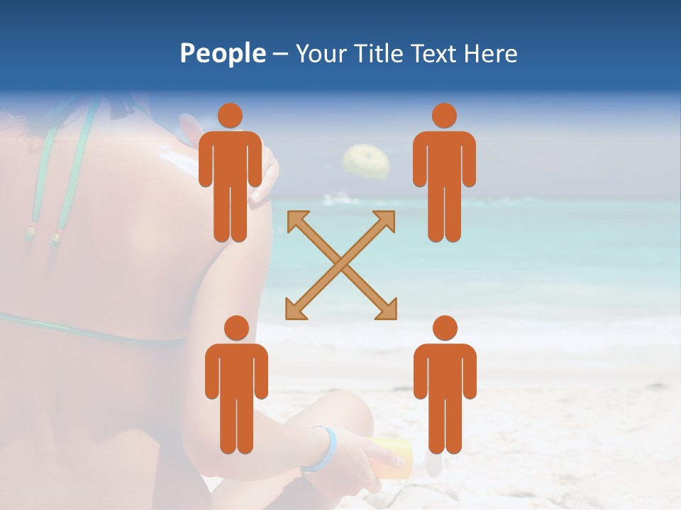 Cream Bodylotion Vacation PowerPoint Template