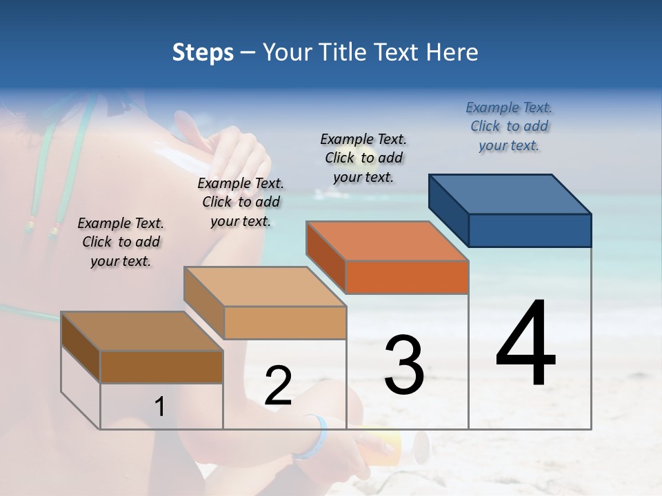 Cream Bodylotion Vacation PowerPoint Template