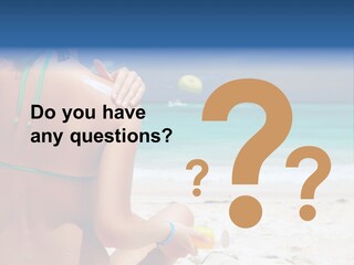 Cream Bodylotion Vacation PowerPoint Template