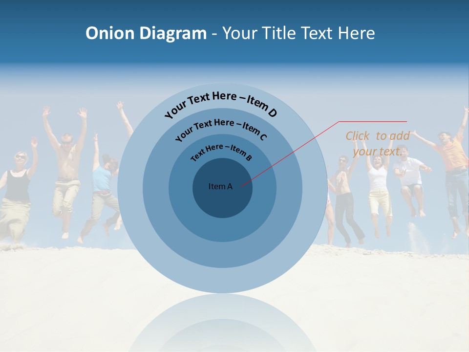 A Group Of People Jumping In The Air PowerPoint Template