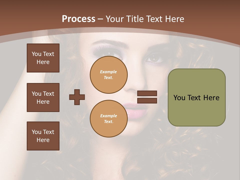 Feminin Mermaids Side By Side PowerPoint Template