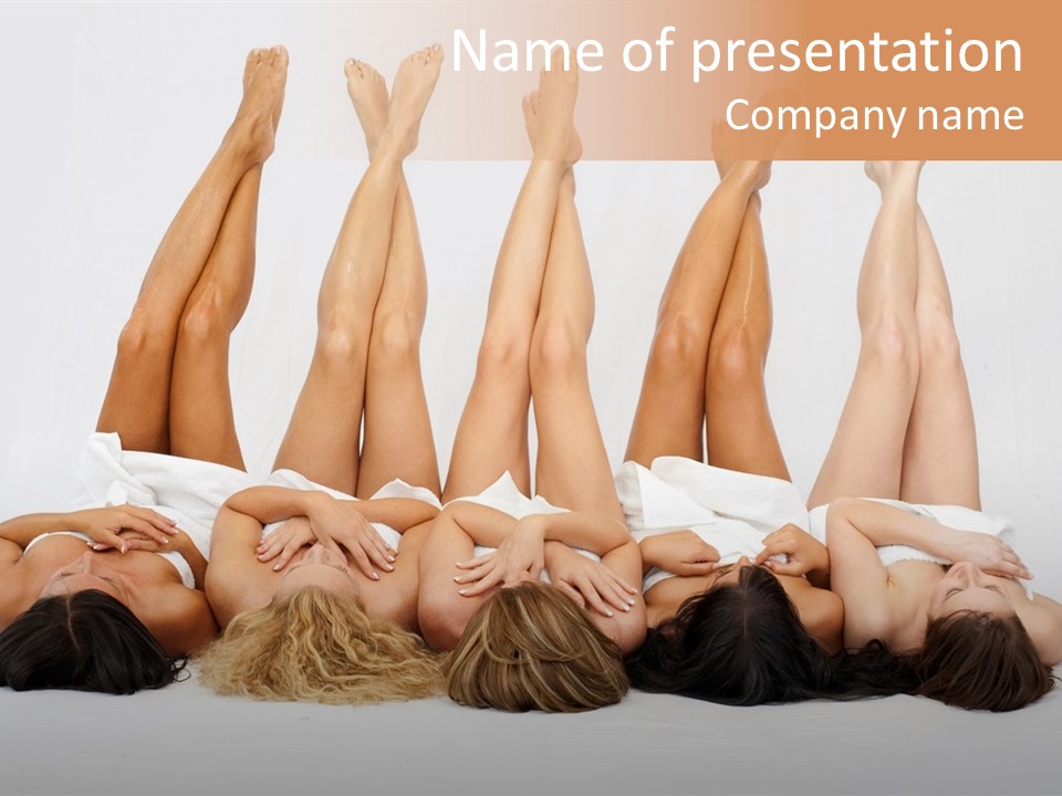 Feminin Mermaids Side By Side PowerPoint Template