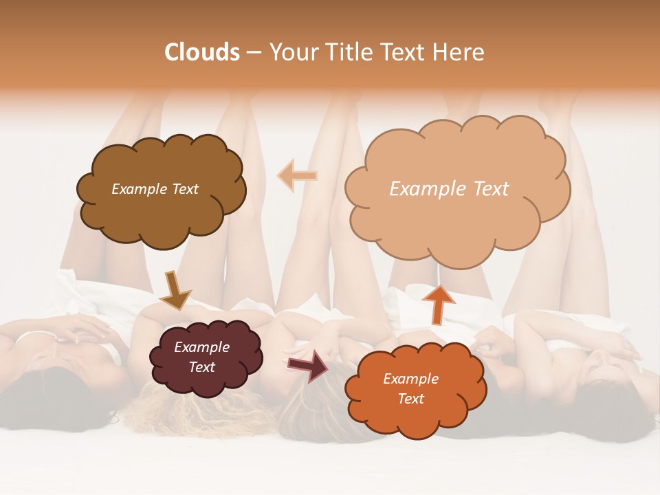 Feminin Mermaids Side By Side PowerPoint Template