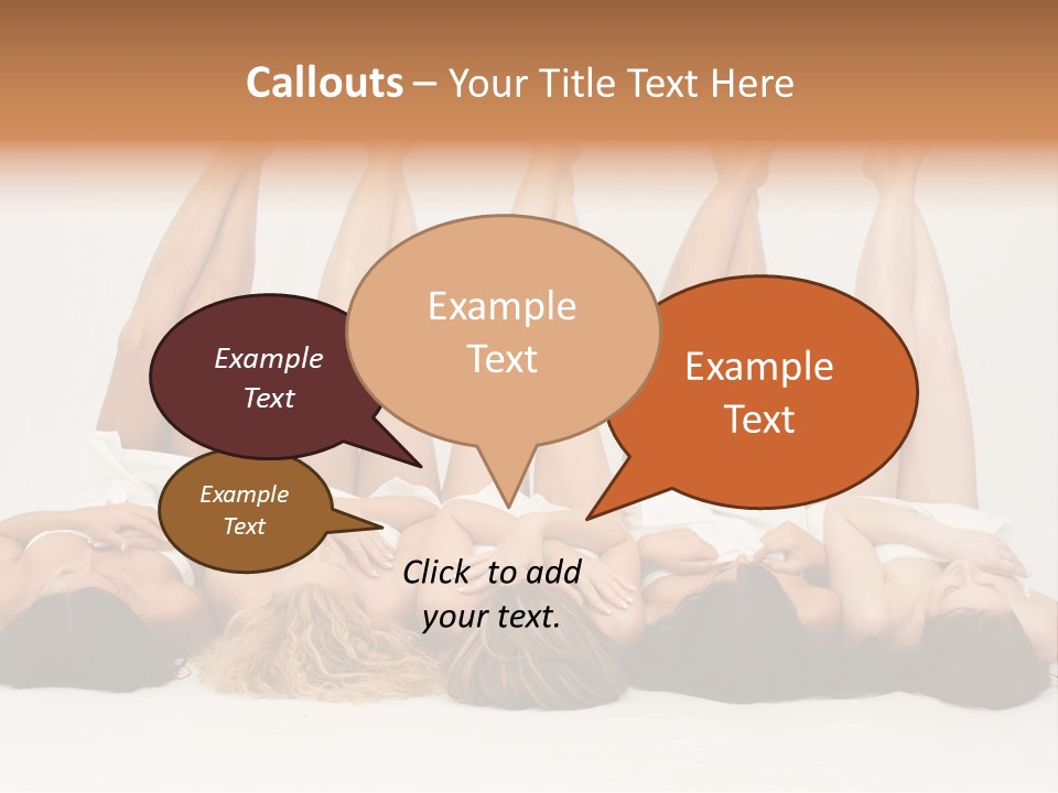 Feminin Mermaids Side By Side PowerPoint Template