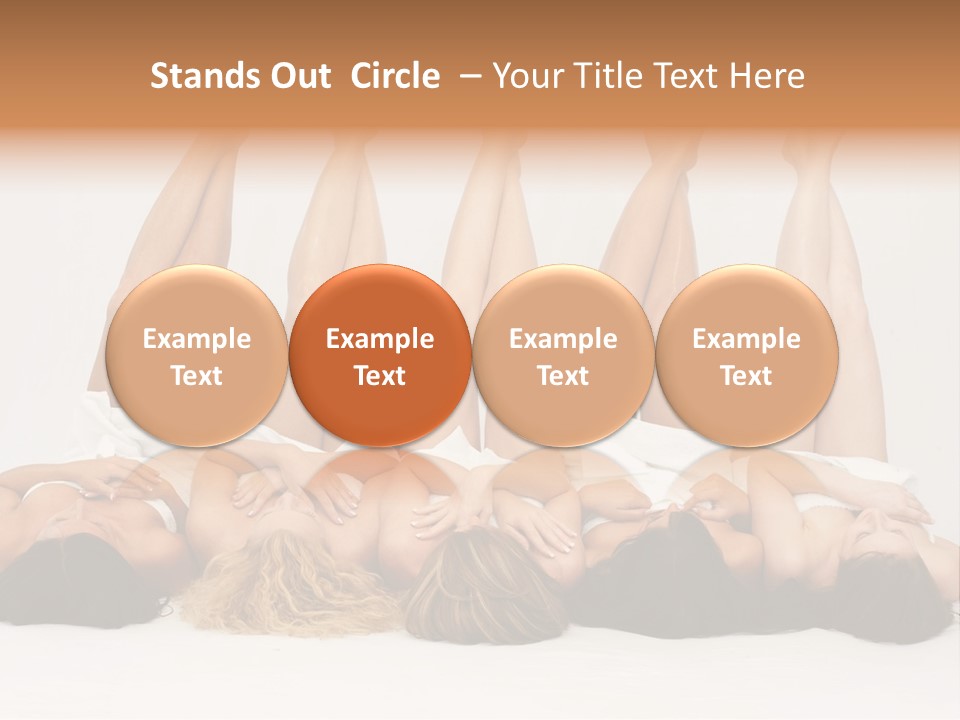 Feminin Mermaids Side By Side PowerPoint Template