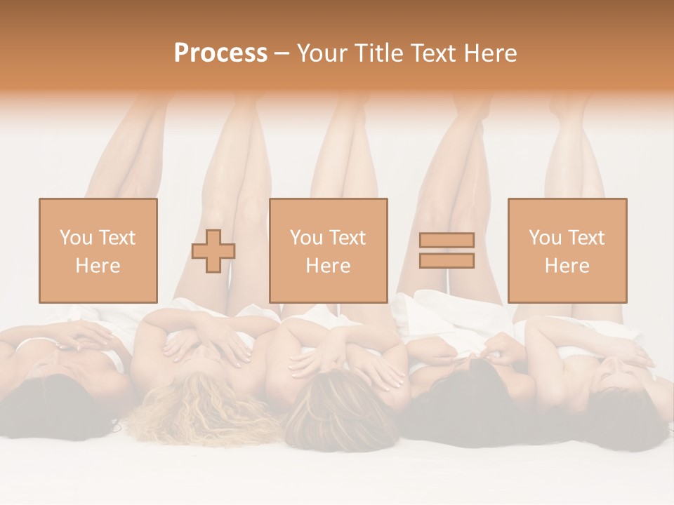 Feminin Mermaids Side By Side PowerPoint Template