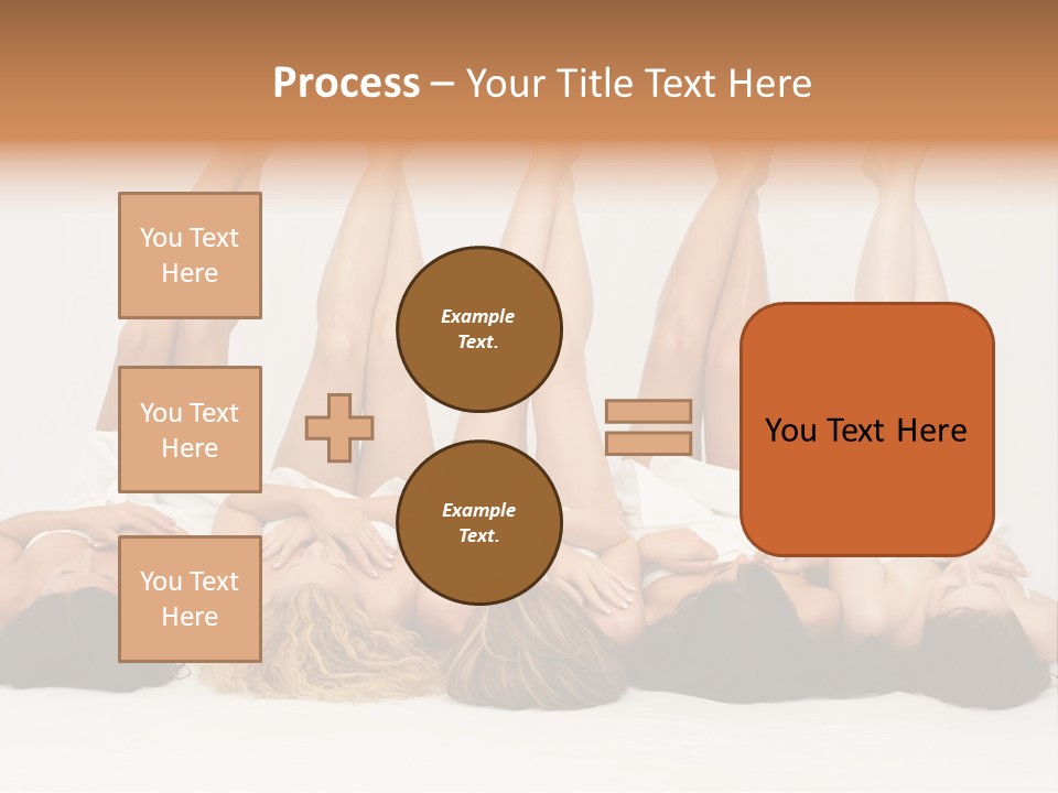 Feminin Mermaids Side By Side PowerPoint Template