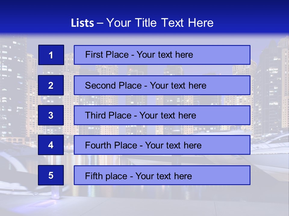 A Group Of Boats In A Harbor With A City In The Background PowerPoint Template