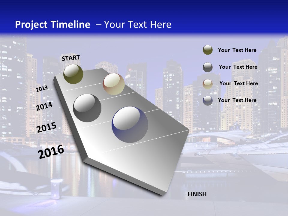 A Group Of Boats In A Harbor With A City In The Background PowerPoint Template