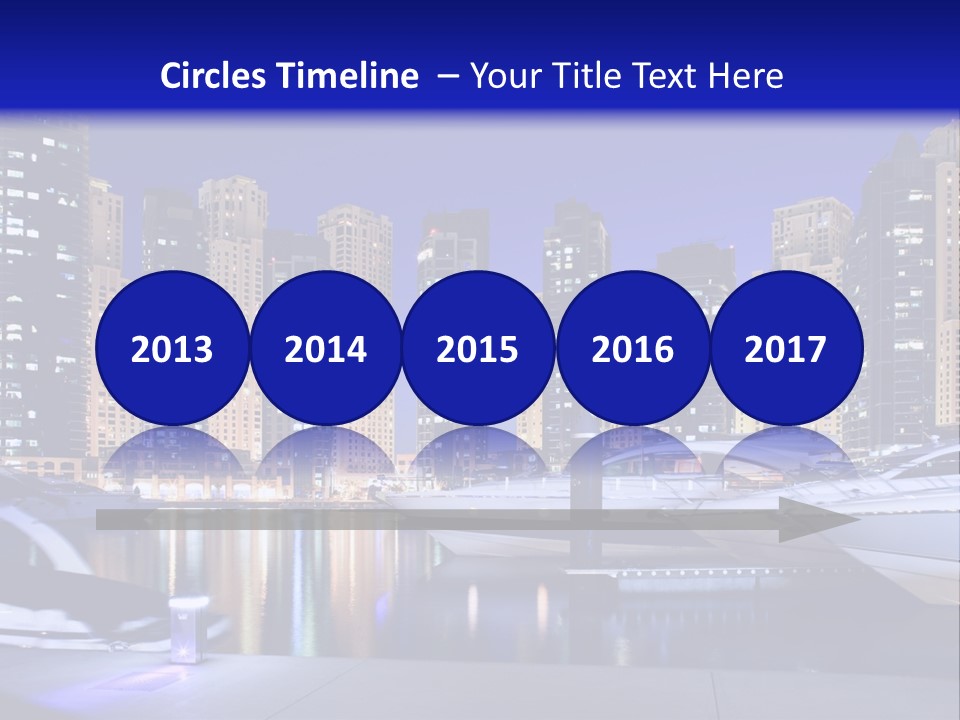 A Group Of Boats In A Harbor With A City In The Background PowerPoint Template