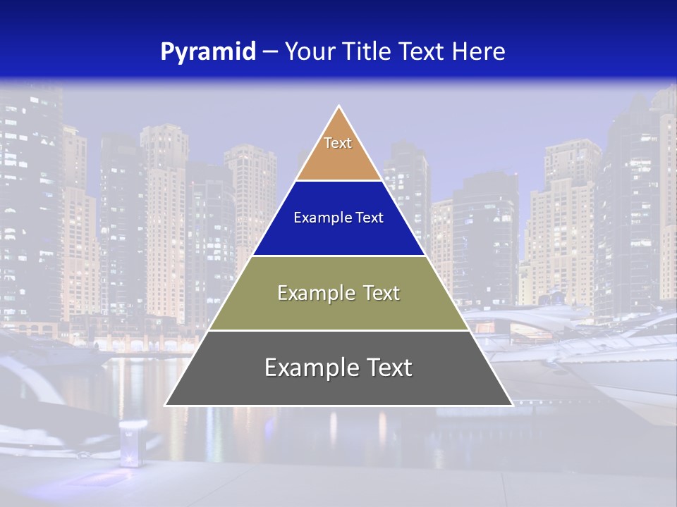 A Group Of Boats In A Harbor With A City In The Background PowerPoint Template