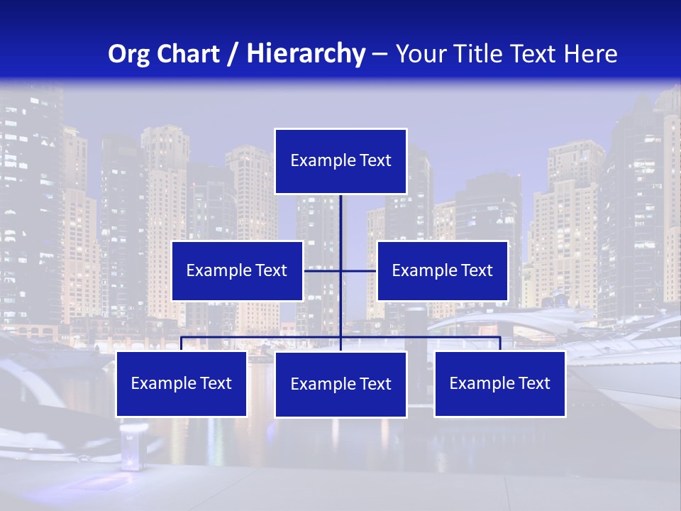 A Group Of Boats In A Harbor With A City In The Background PowerPoint Template