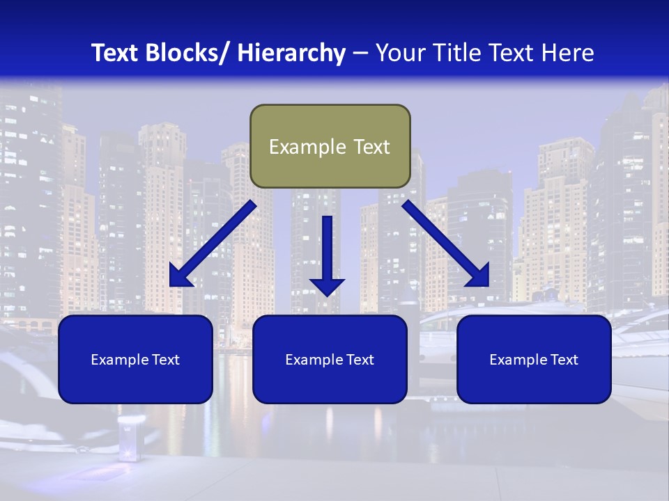 A Group Of Boats In A Harbor With A City In The Background PowerPoint Template