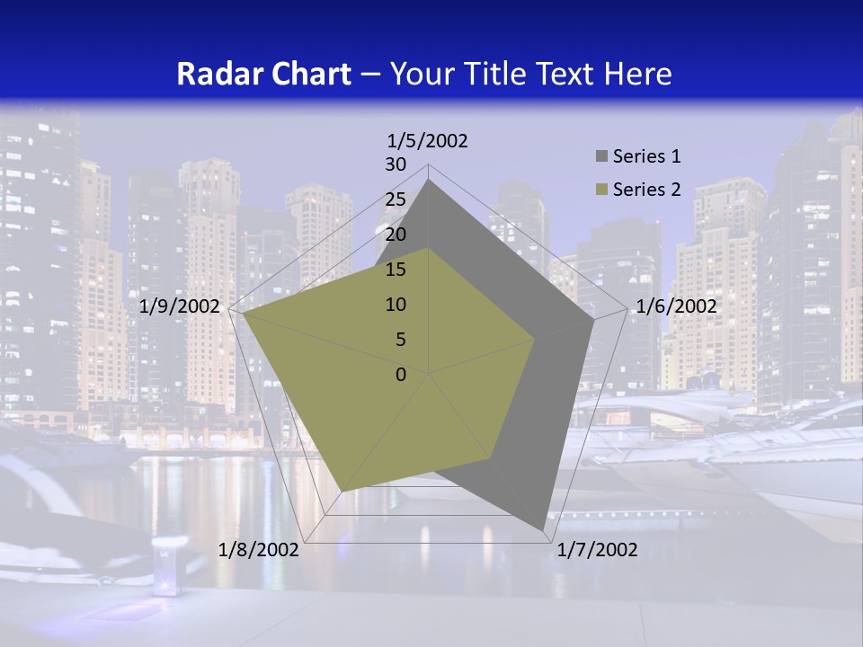 A Group Of Boats In A Harbor With A City In The Background PowerPoint Template