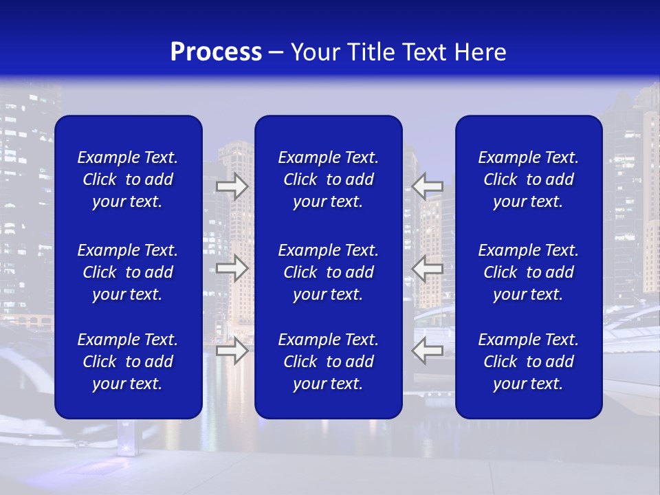 A Group Of Boats In A Harbor With A City In The Background PowerPoint Template