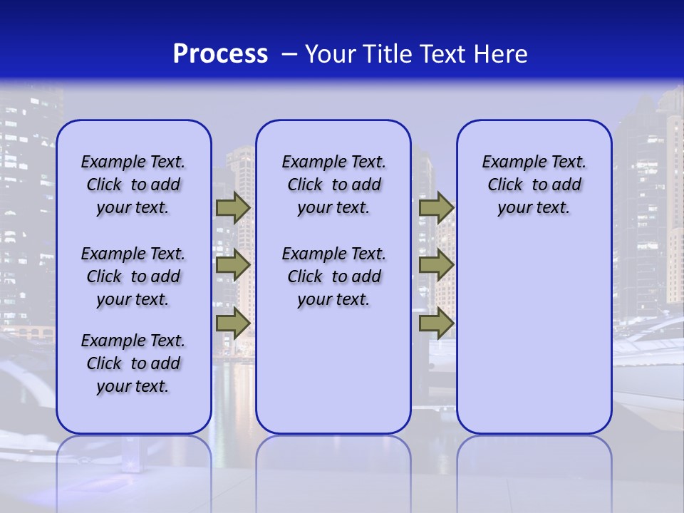 A Group Of Boats In A Harbor With A City In The Background PowerPoint Template