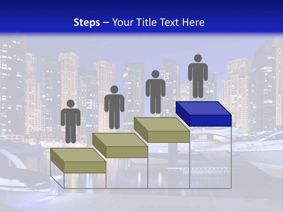 A Group Of Boats In A Harbor With A City In The Background PowerPoint Template