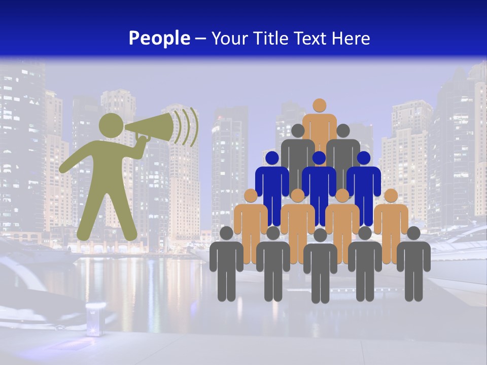 A Group Of Boats In A Harbor With A City In The Background PowerPoint Template