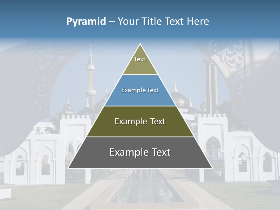 A Large Building With A Fountain In Front Of It PowerPoint Template