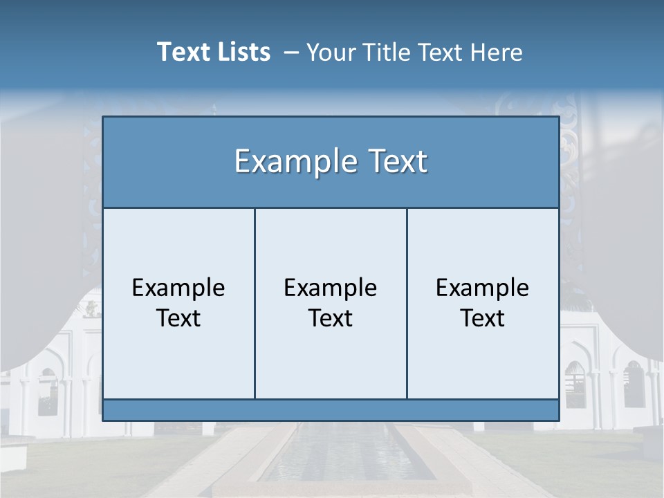 A Large Building With A Fountain In Front Of It PowerPoint Template