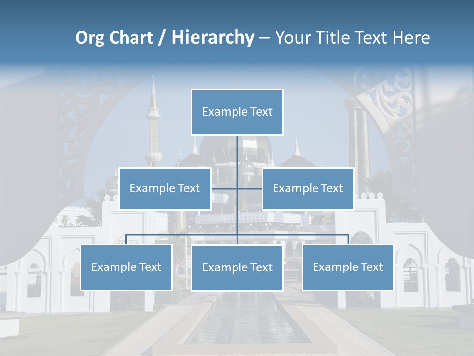A Large Building With A Fountain In Front Of It PowerPoint Template
