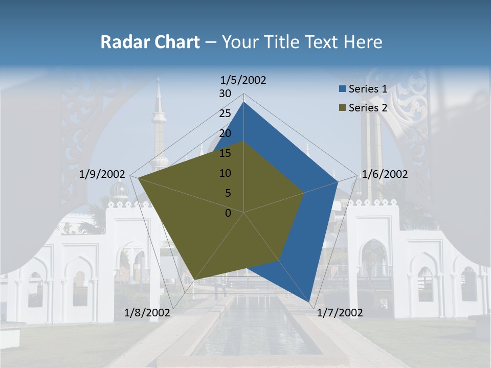 A Large Building With A Fountain In Front Of It PowerPoint Template
