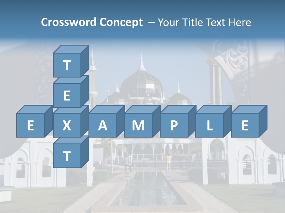 A Large Building With A Fountain In Front Of It PowerPoint Template