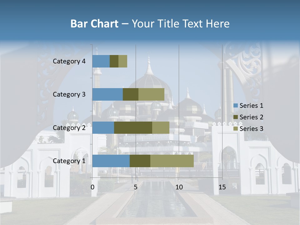 A Large Building With A Fountain In Front Of It PowerPoint Template