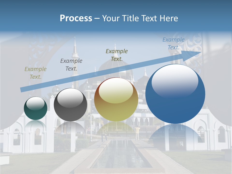 A Large Building With A Fountain In Front Of It PowerPoint Template