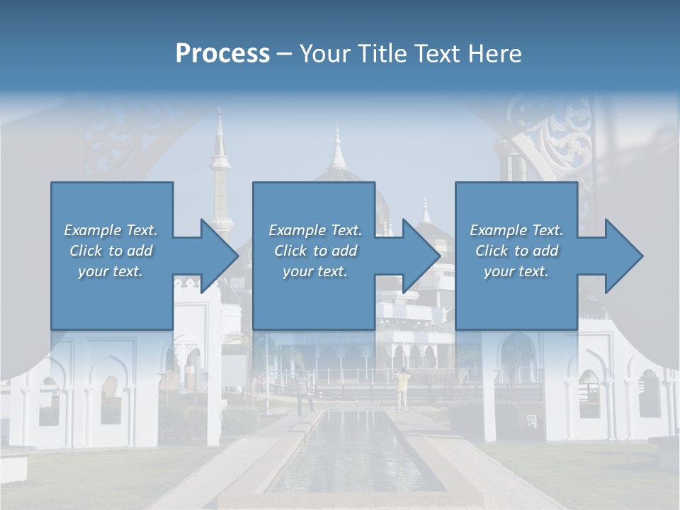 A Large Building With A Fountain In Front Of It PowerPoint Template