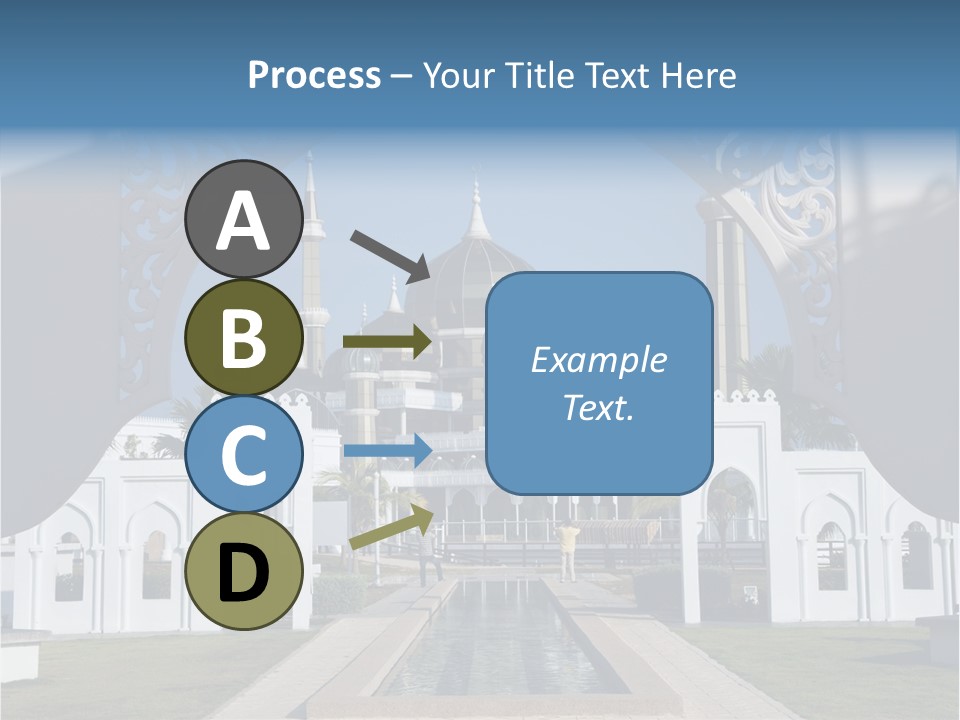 A Large Building With A Fountain In Front Of It PowerPoint Template