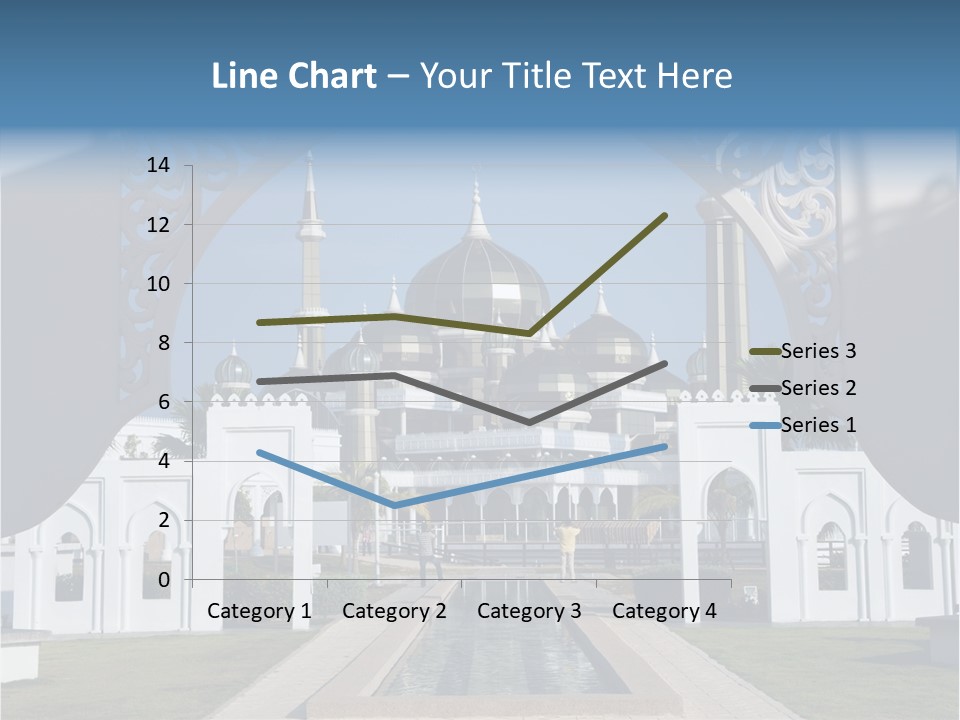A Large Building With A Fountain In Front Of It PowerPoint Template
