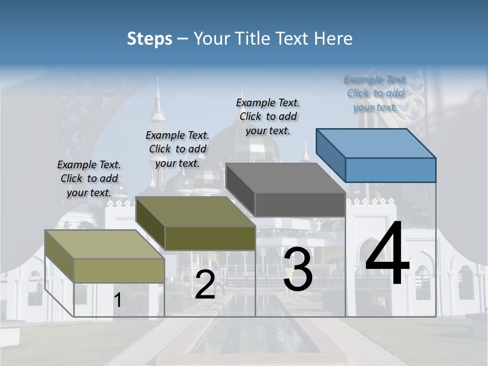 A Large Building With A Fountain In Front Of It PowerPoint Template