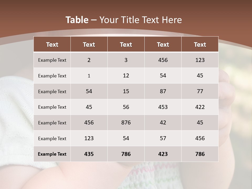 A Little Girl Holding An Apple In Her Hands PowerPoint Template