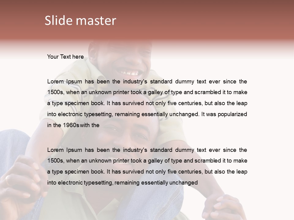 Street Traffic Light Forward PowerPoint Template