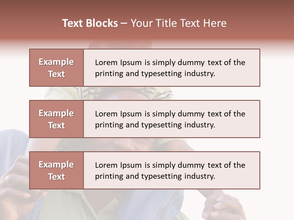 Street Traffic Light Forward PowerPoint Template