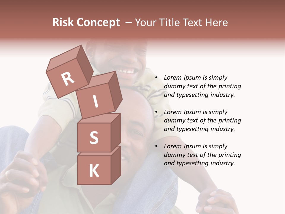 Street Traffic Light Forward PowerPoint Template