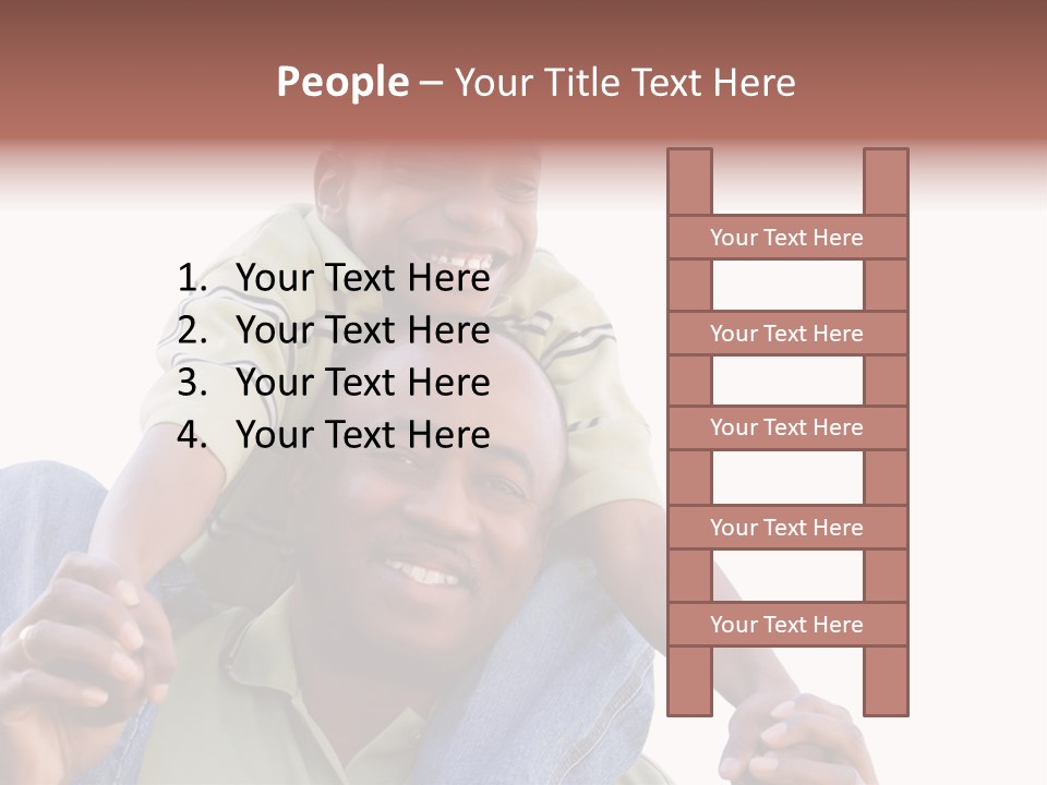 Street Traffic Light Forward PowerPoint Template