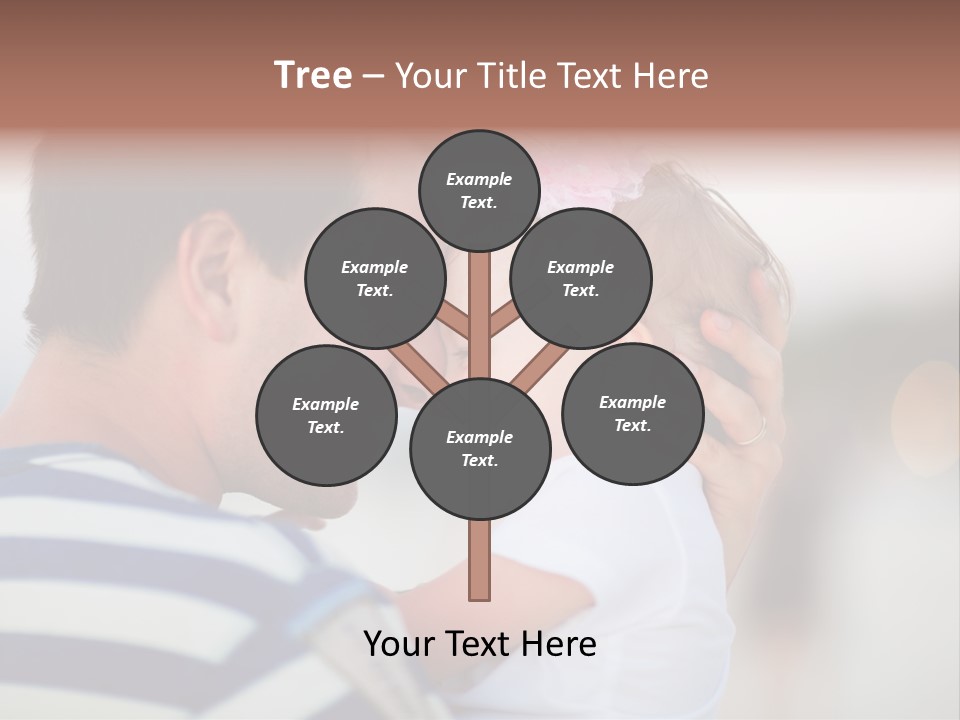 Education People Wall PowerPoint Template