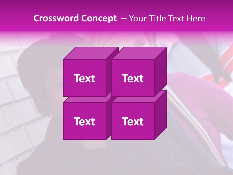 Education People Wall PowerPoint Template