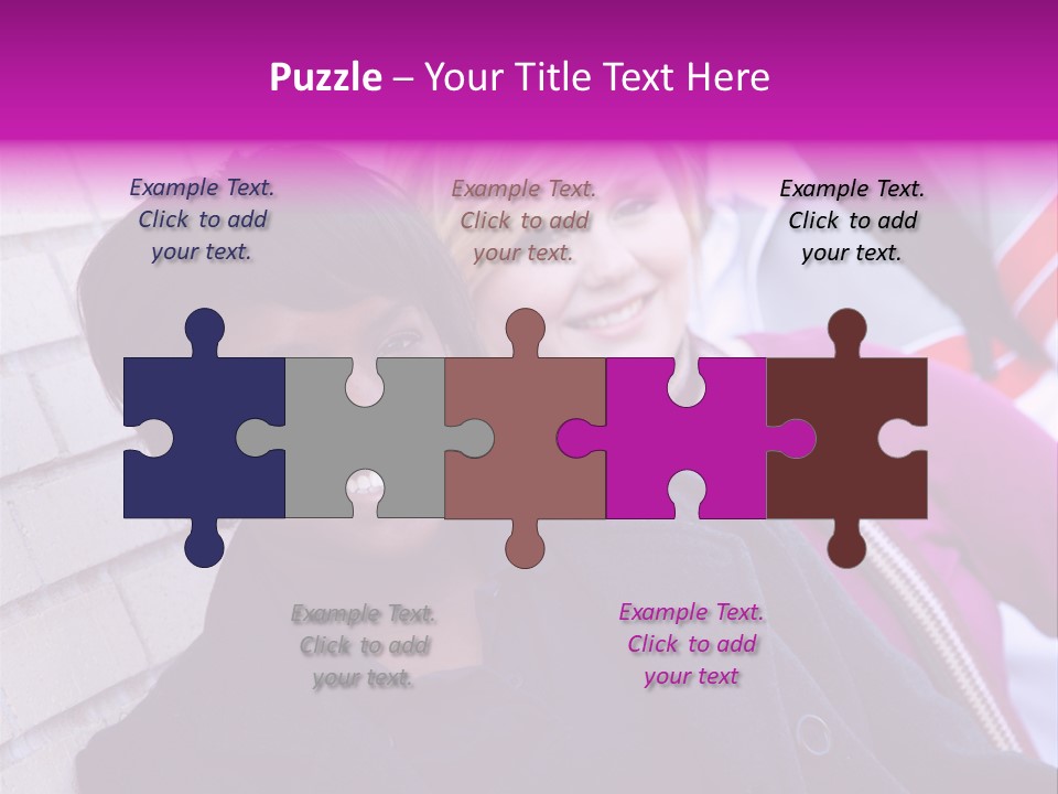 Education People Wall PowerPoint Template