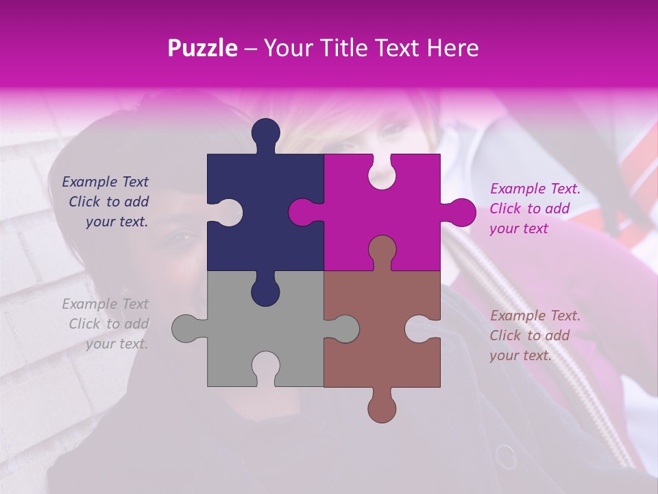 Education People Wall PowerPoint Template