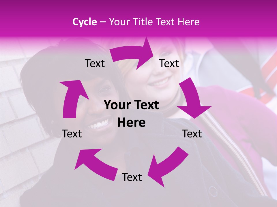 Education People Wall PowerPoint Template