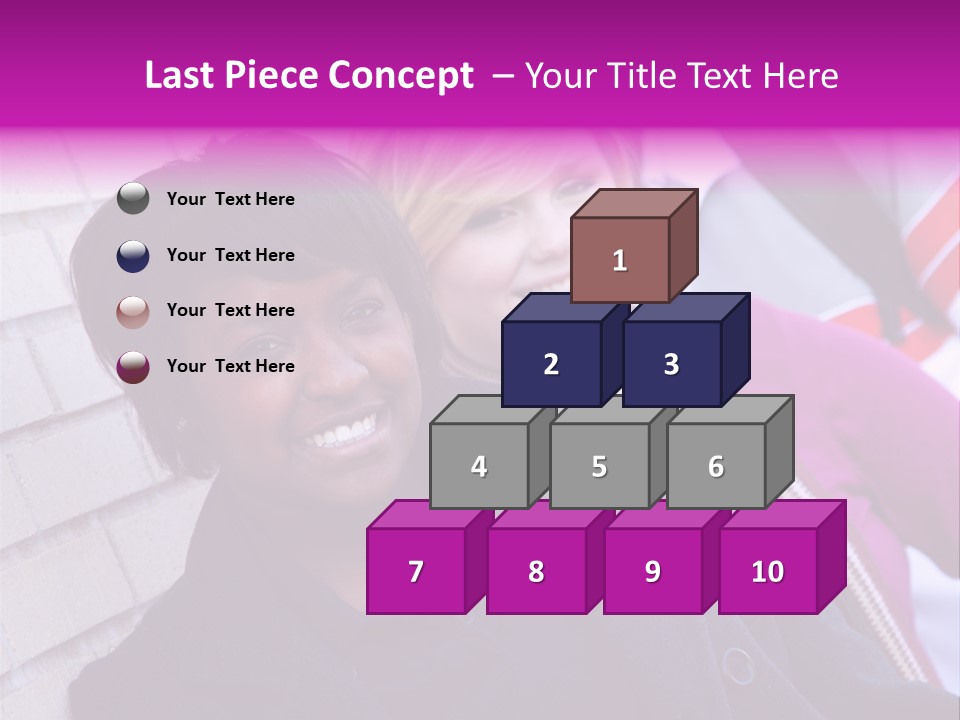 Education People Wall PowerPoint Template