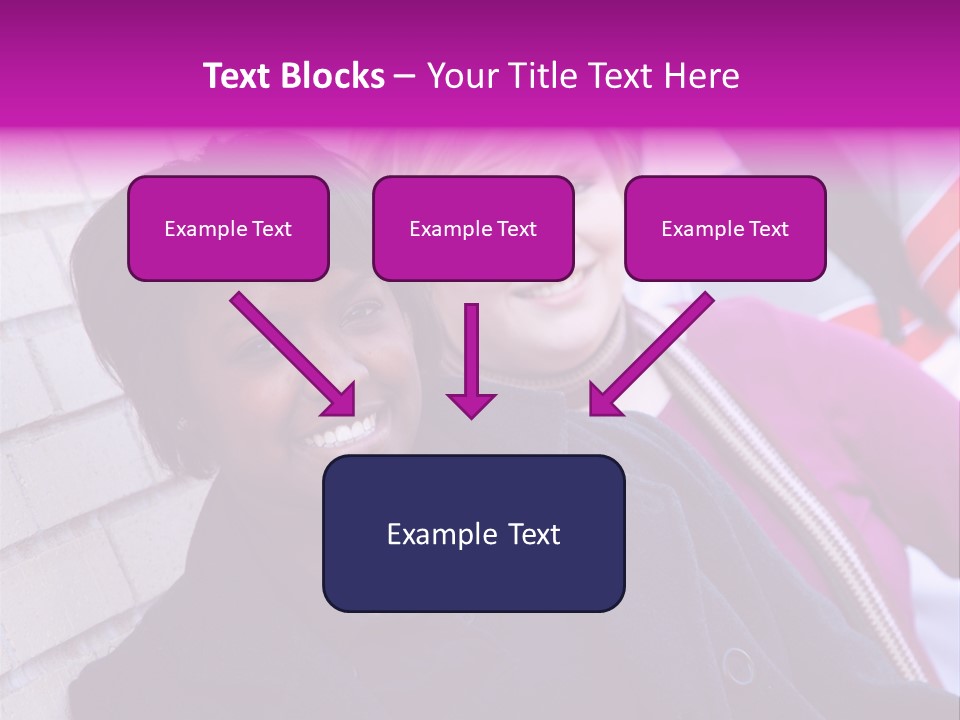 Education People Wall PowerPoint Template