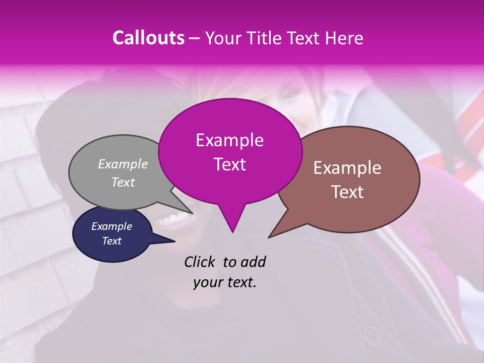 Education People Wall PowerPoint Template