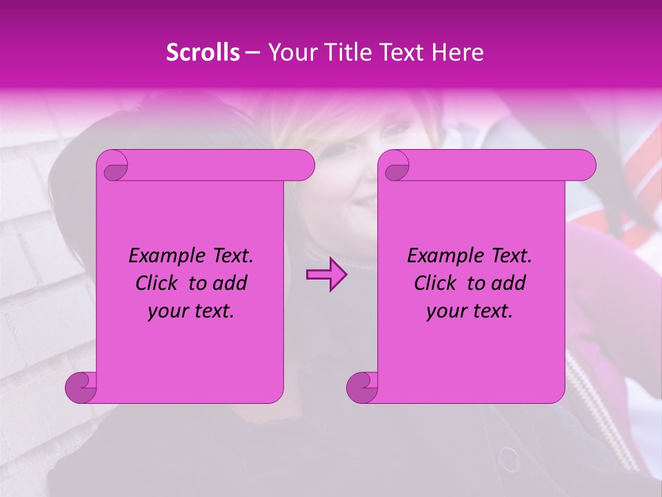 Education People Wall PowerPoint Template